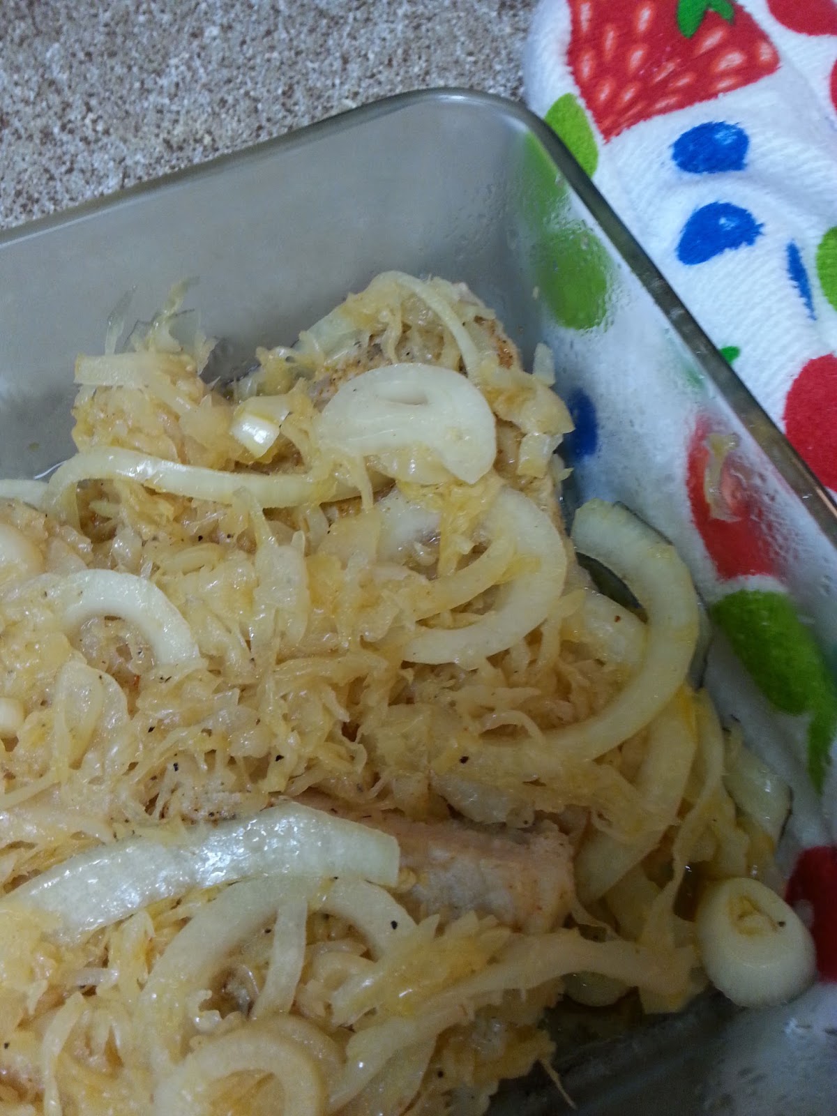 Christine's Pantry Sauerkraut and Pork Chops