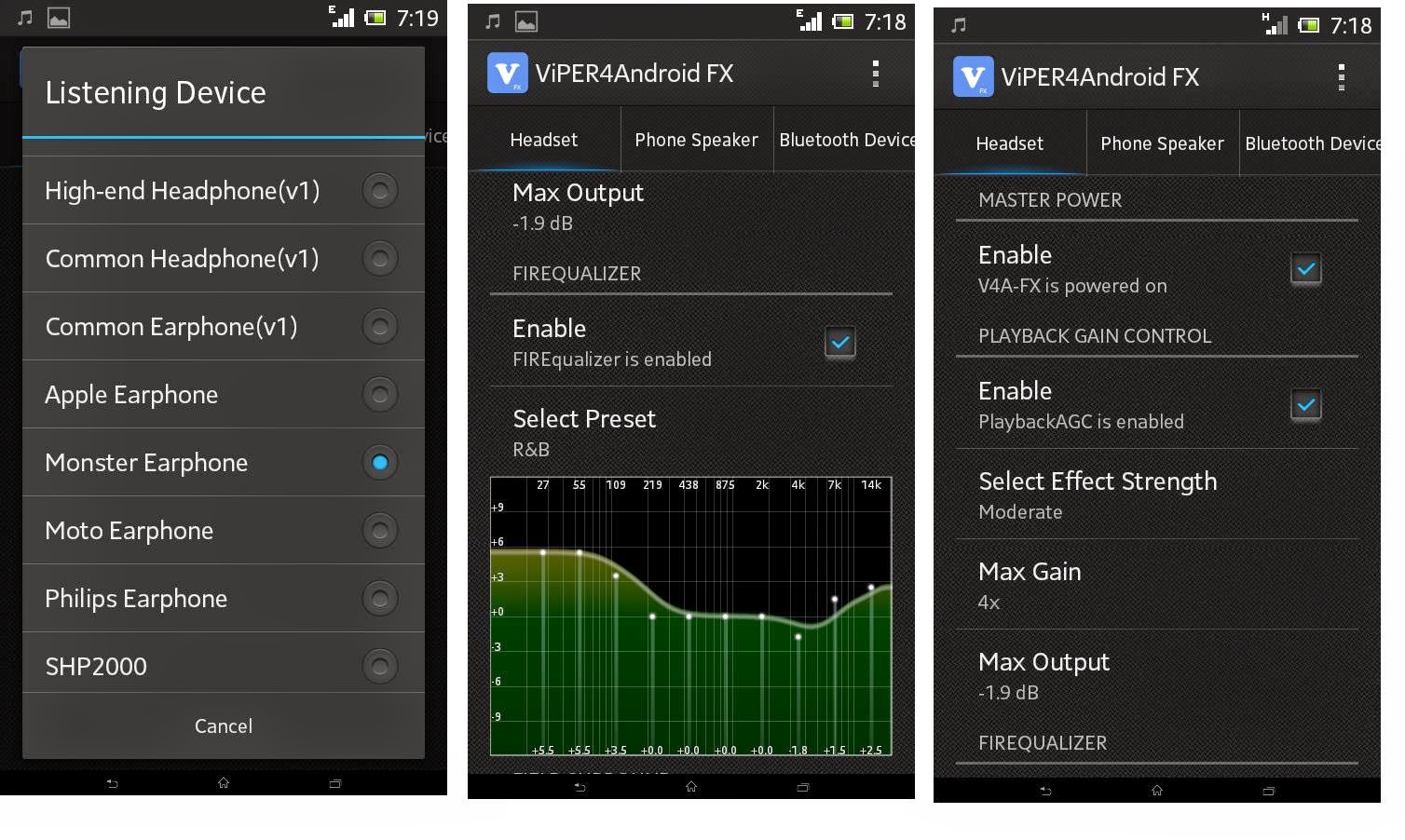 Effect android. Viper4android FX. Viper4android FX изображение. Андроид 4.4. Viper эквалайзер.