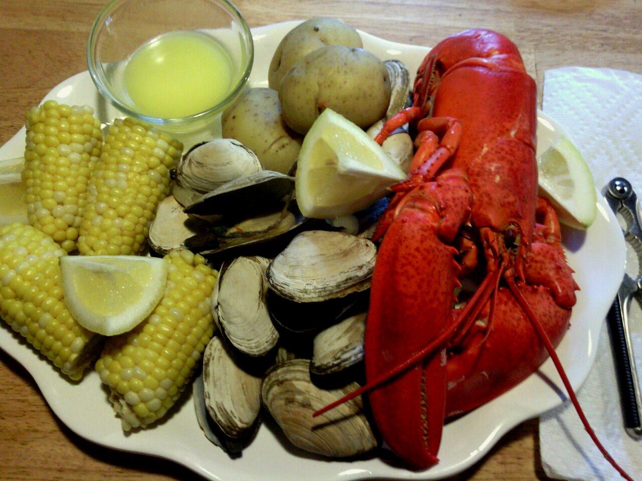 My Recipesa work in process Clam Boil for 2