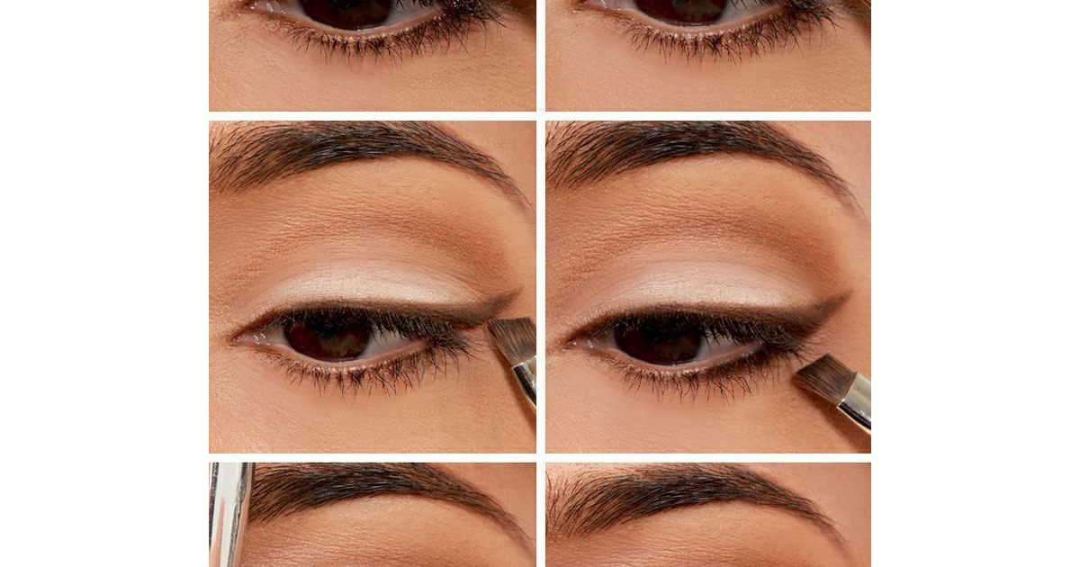 Beautiful Light Brown Eyeliner Tutorial FashionForLife1