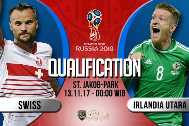 Prediksi Bola : Switzerland Vs North Ireland , Senin 13 November 2017 Pukul 00.00 WIB