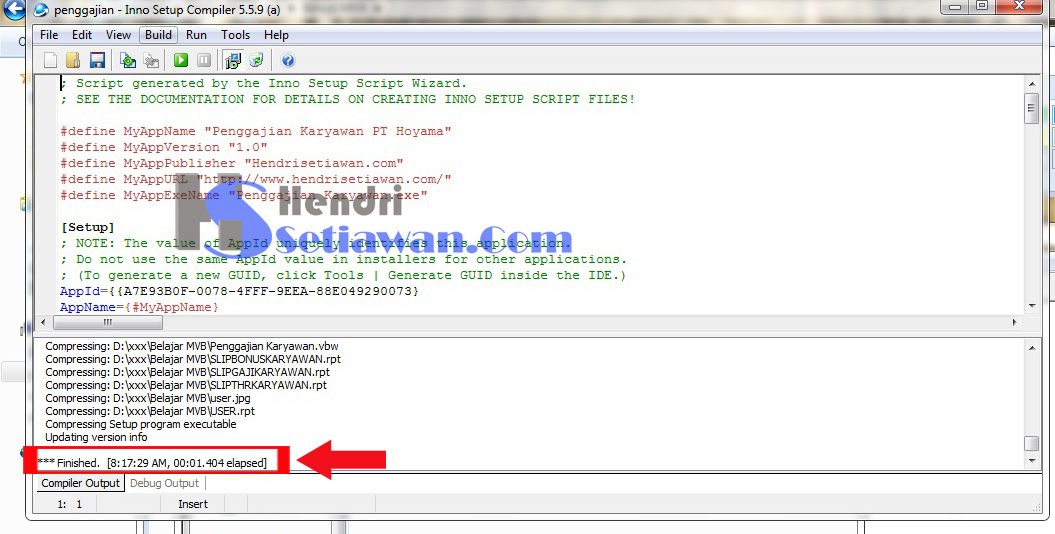 Cara Membuat Paket Installer Vb6 Setup Menggunakan Inno Setup Hendri Setiawan