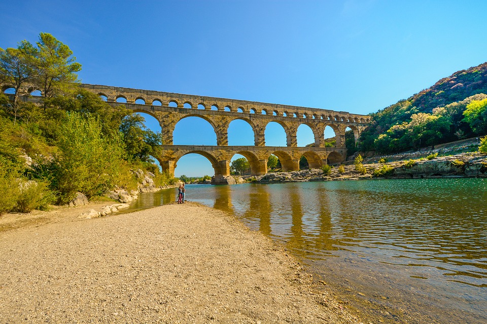 Snippets from the Ancient World The Pont du Gard, Nimes, France Snippets from the Ancient World The Pont du Gard, Nimes, France
