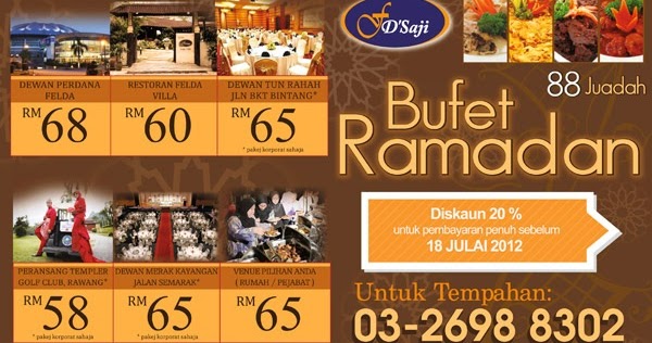 2021 buffet d saji ramadhan Buffet Ramadhan