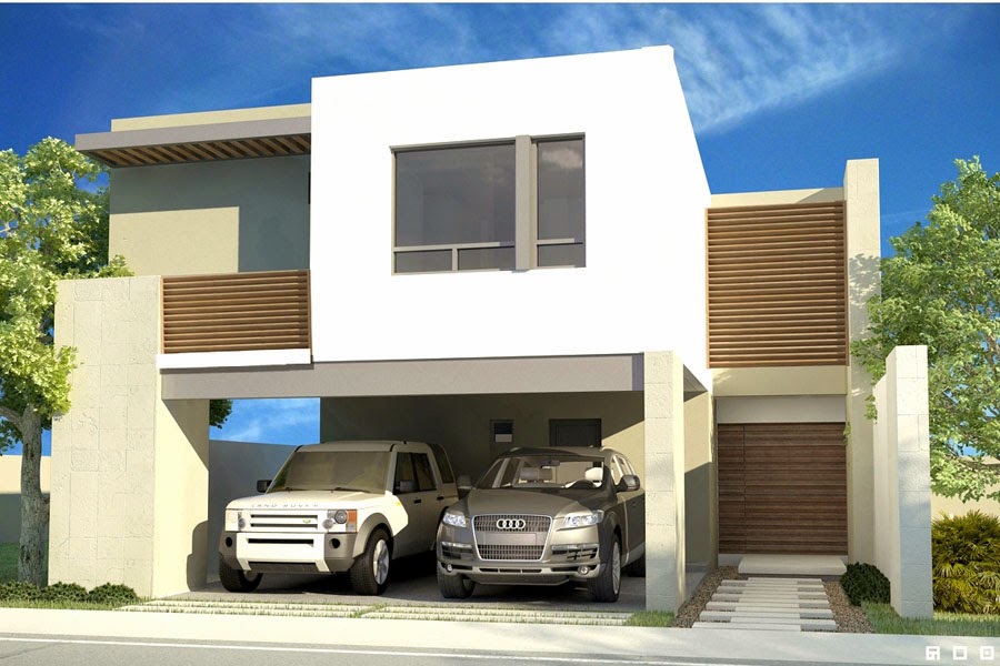 Casas Contemporáneas de modernas fachadas tipo A