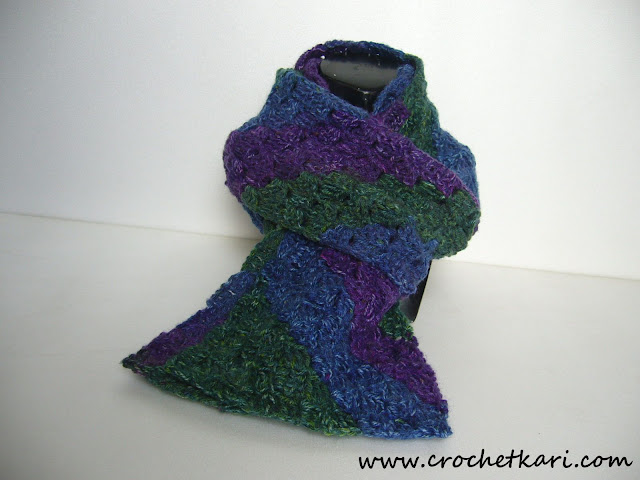 crochet corner to corner scarf