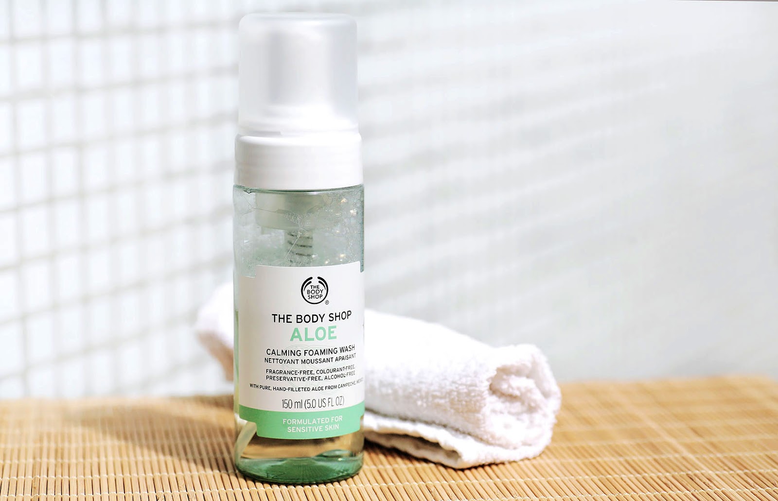 bubelle THE BODY SHOP Aloe Calming Foaming Wash, 150 ml