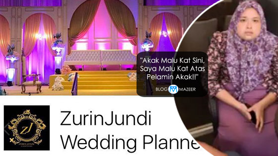 Ditangkap Kerana Menipu, Ini Jawapan Pemilik ZurinJundi, Wedding Planner Dari Neraka