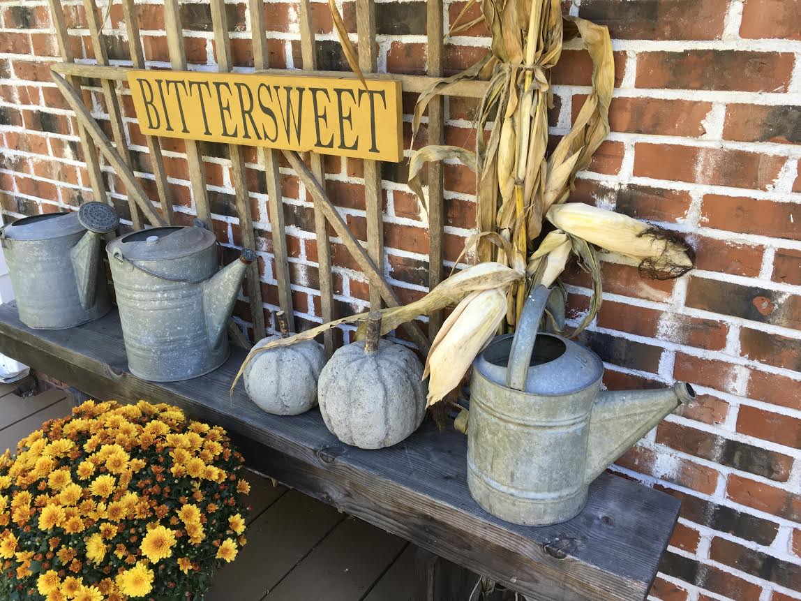 HomeSpunPrims: OUTSIDE FALL DECORATING....