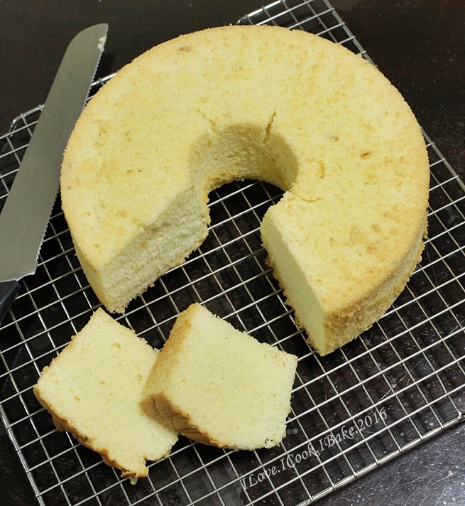 I Love. I Cook. I Bake. Honey Yuzu Jam Chiffon Cake