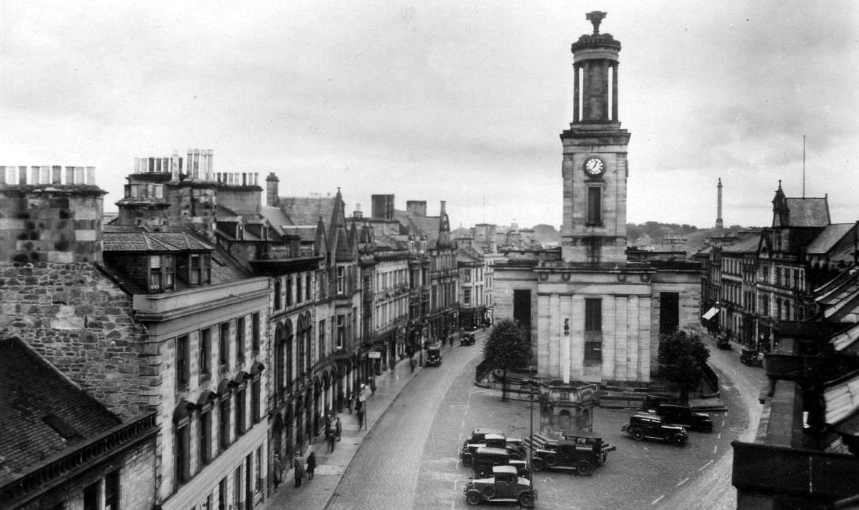 Tour Scotland Old Photograph St Giles Church Elgin Scotland