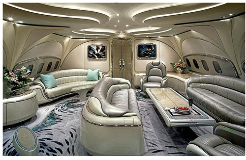 Luxury Airplane Interiors