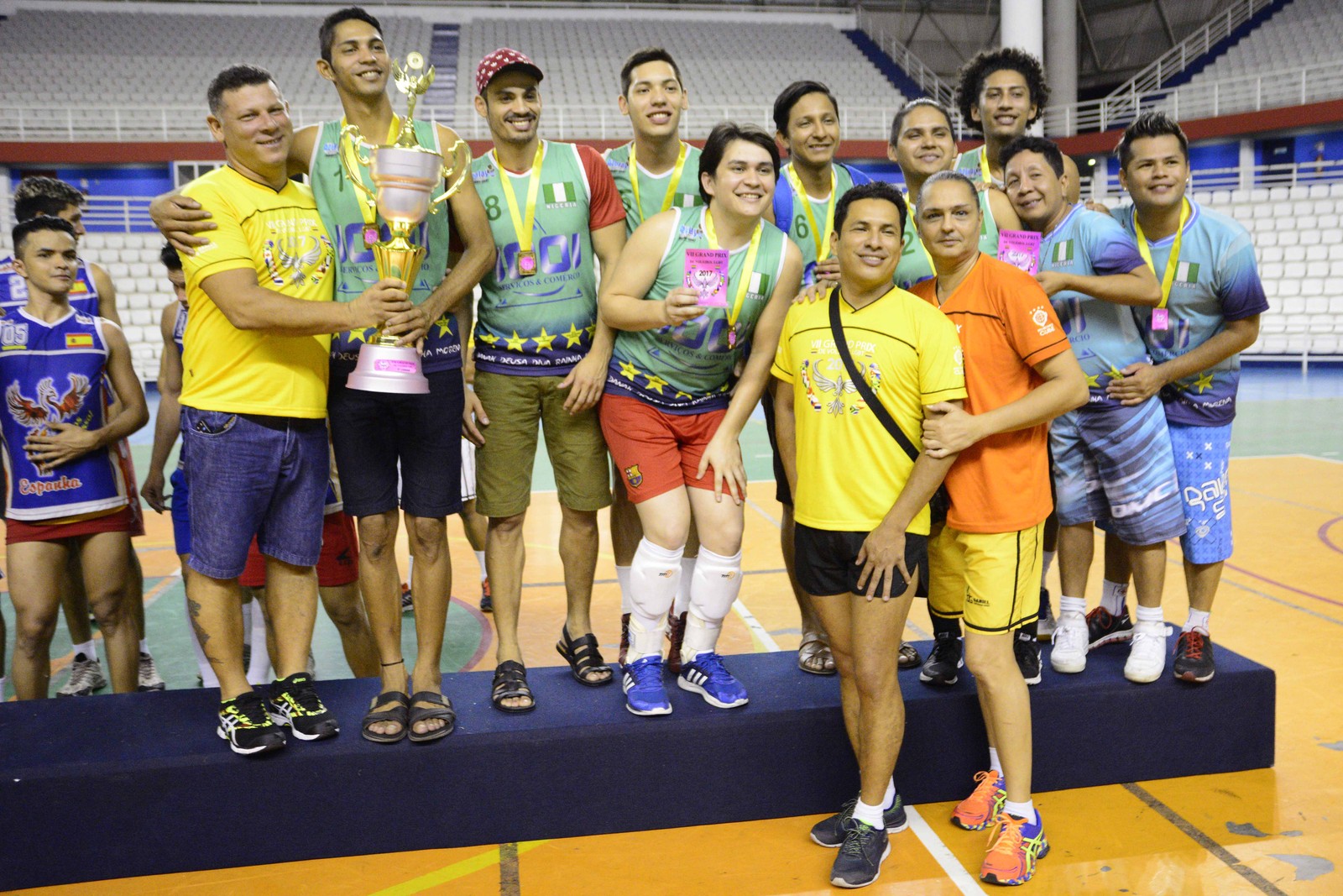 Espanha vence Sérvia de virada e conquista 5º Grand Prix de Vôlei LGBT, em Manaus