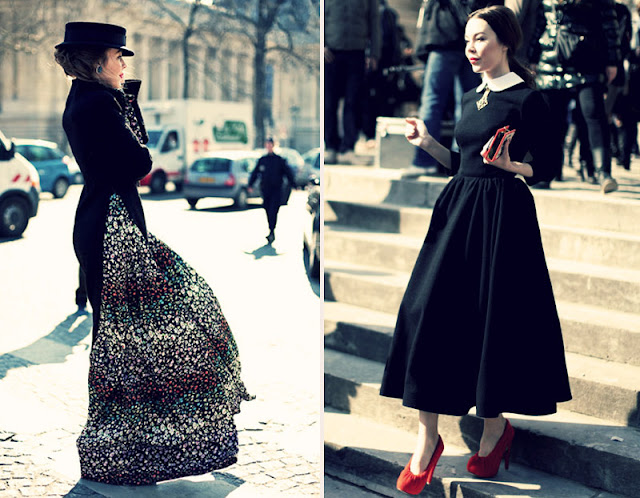 Street Style and Style Icon: Ulyana Sergeenko stylist, blogger at fashion week