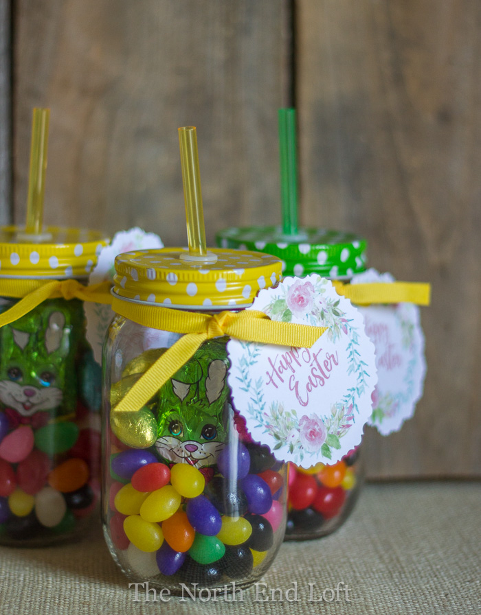 The North End Loft Easy Easter Mason Jar Gifts