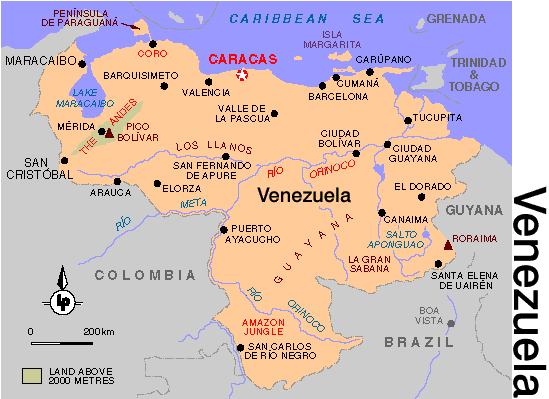 Venezuela | Mapas da Venezuela