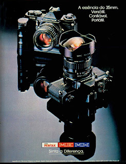 propaganda câmera fotográfica Asahi Pentax - 1979