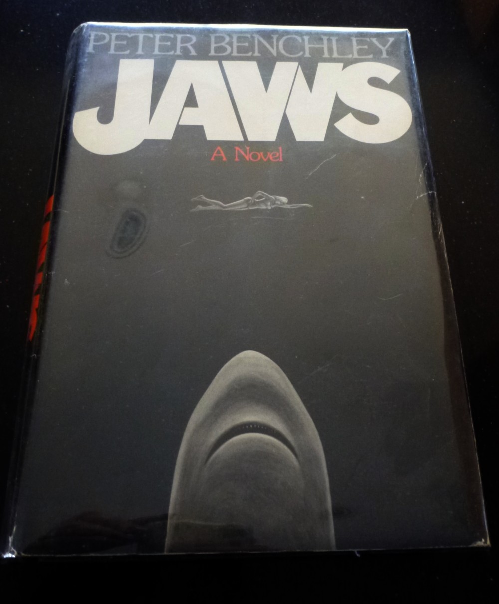 muzeeum Jaws 1st Edition Hardcover and Signed by Peter Benchley
