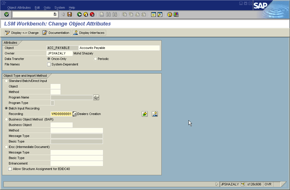 SAP FICO Central Mass Creation of Vendor (Supplier) Master Records through LSMW