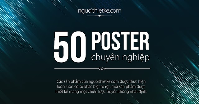 Mẫu thiết kế Poster của nguoithietke.com đã hoàn thành