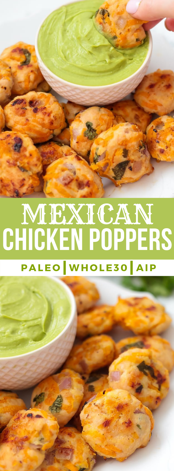 Mexican Sweet Potato Chicken Poppers (Paleo, Whole30, AIP) #healthy #foodrecipes