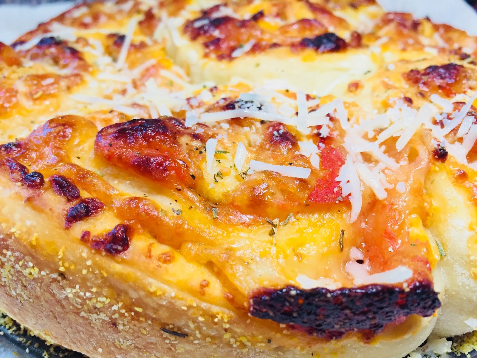 Pepperoni Bacon Pizza Rolls