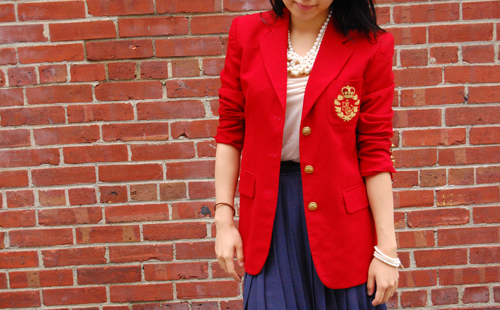 Sartorial Bucket List #9 : Red Blazer For Fall - Elle Blogs