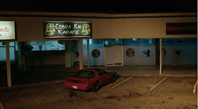Here's what the CK dojo would look like in Google Earth in Cobra Kai's  Universe. Reseda Flats strip mall doesn't exist, so I edited the filming  location, Crossroads Shopping Center in Atlanta