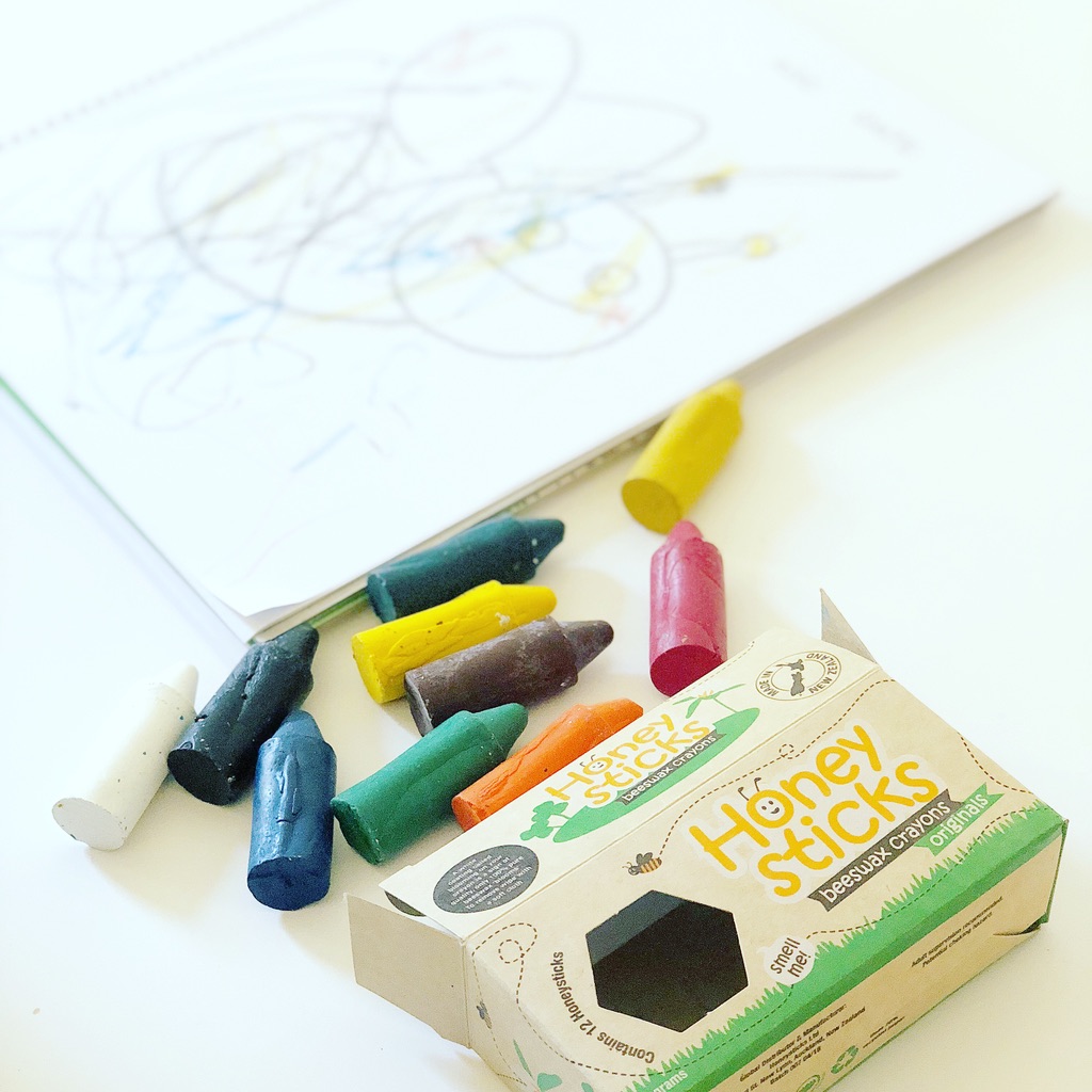 Find the Little Mind: Color with Confidence using Honeysticks Beeswax  Crayons