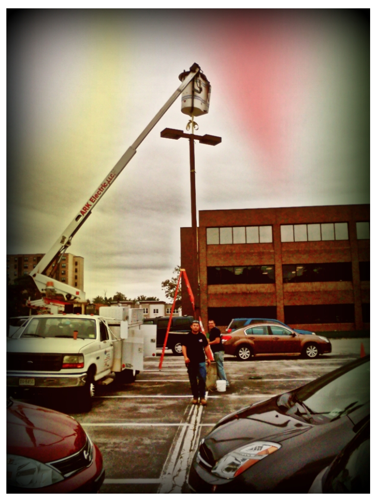 Ob.Scene in South Jersey Light Pole Guys Voorhees, New Jersey