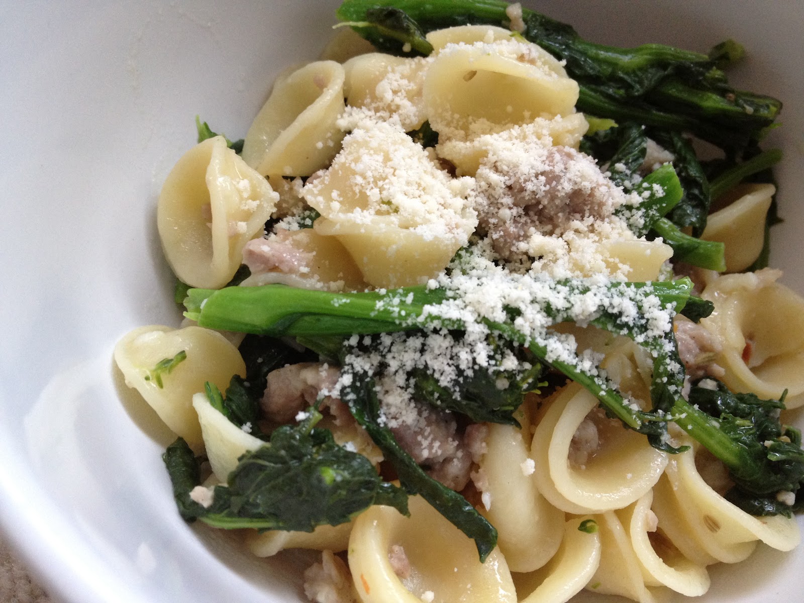 eat. cook. love. Pasta with Sausage and Broccoli Rabe