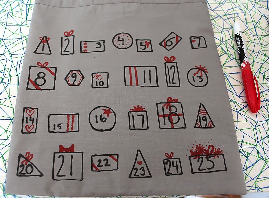 Little people design Quickest handmade Christmas calendar