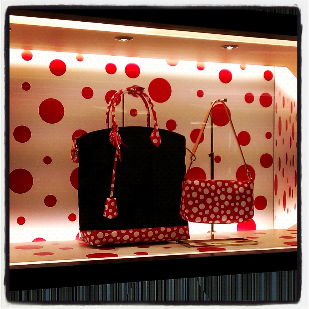 Yayoi Kusama Louis Vuitton Window Display