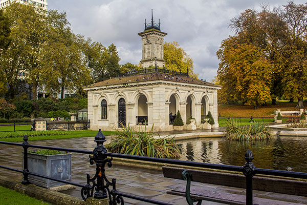 Hyde Park, London, fall, blog, post, photos, photography, park, jardin italien, italian garden,