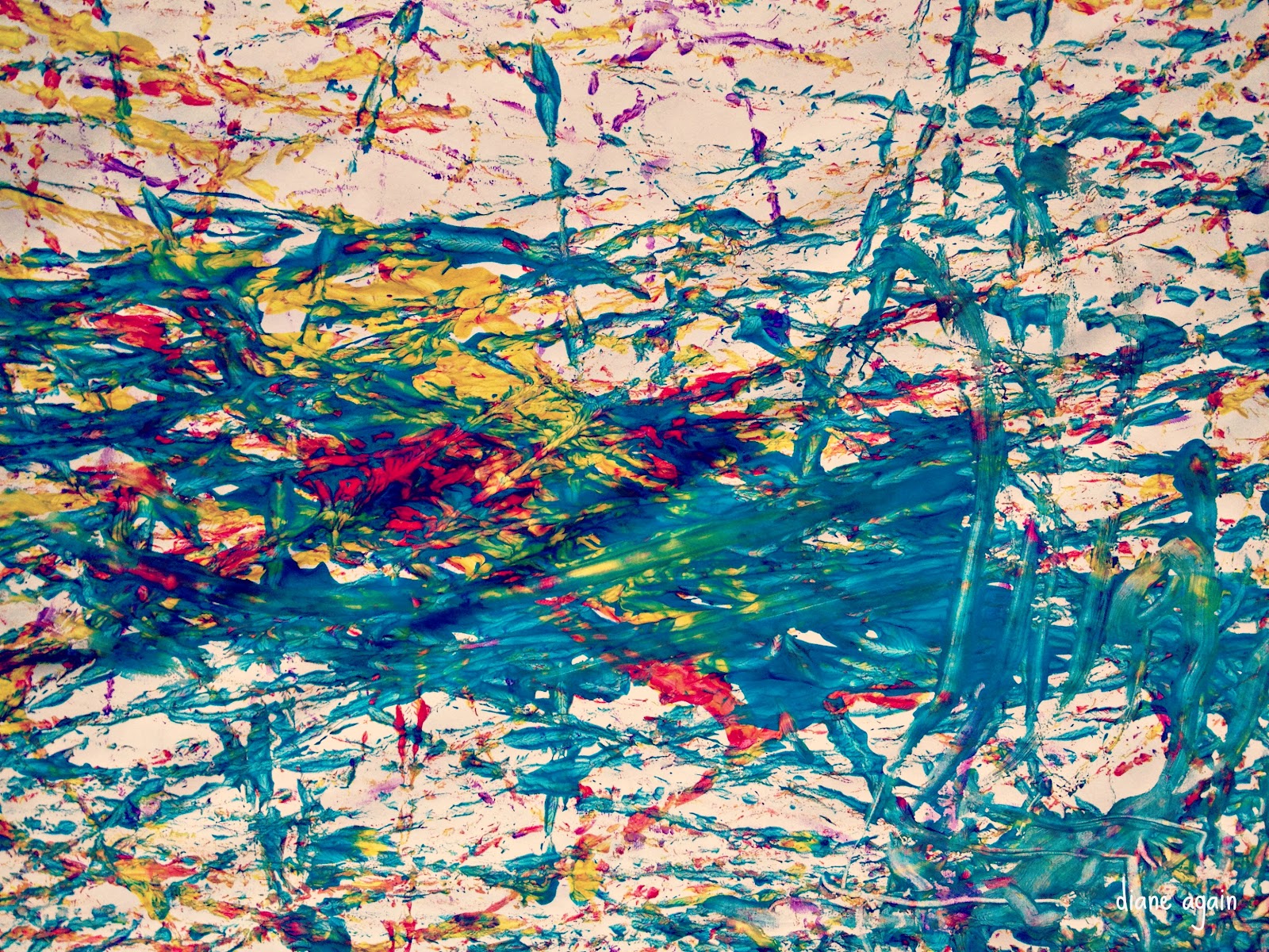 Diane Again Action Painting Weeks One And Two