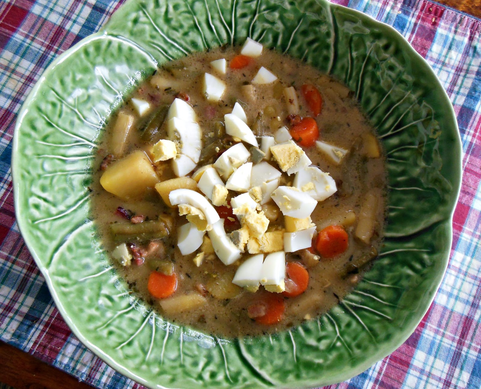 Green Bean Soup, just right for summer time. Our Sunday Cafe, the