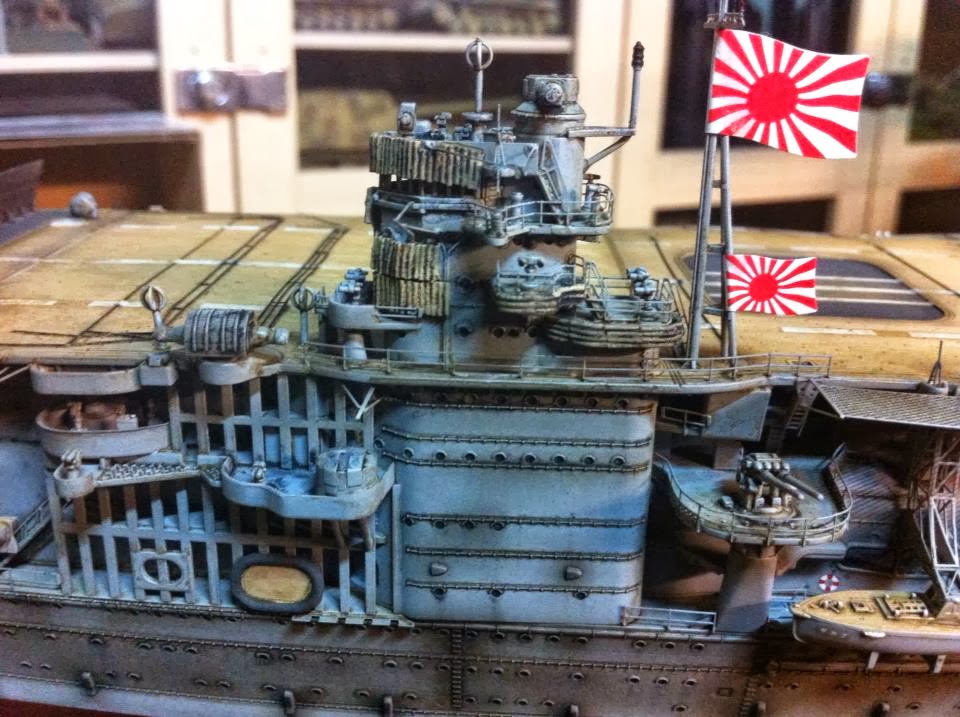 Kitter's Scale Models 1/350 Hasegawa IJN Akagi Aircraft Carrier