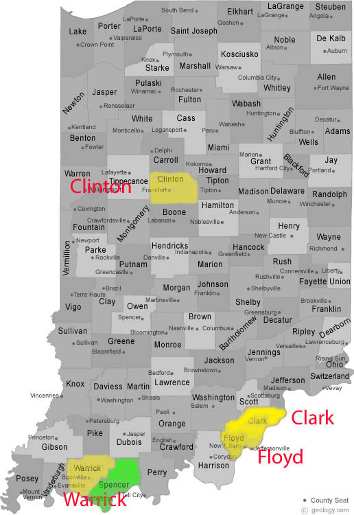 Ohio County, Kentucky History GETTING MARRIED IN INDIANA