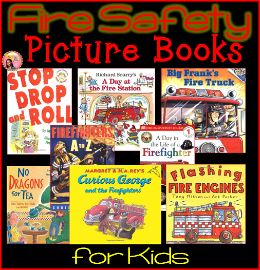 Nyla's Crafty Teaching Fire Safety Week Books