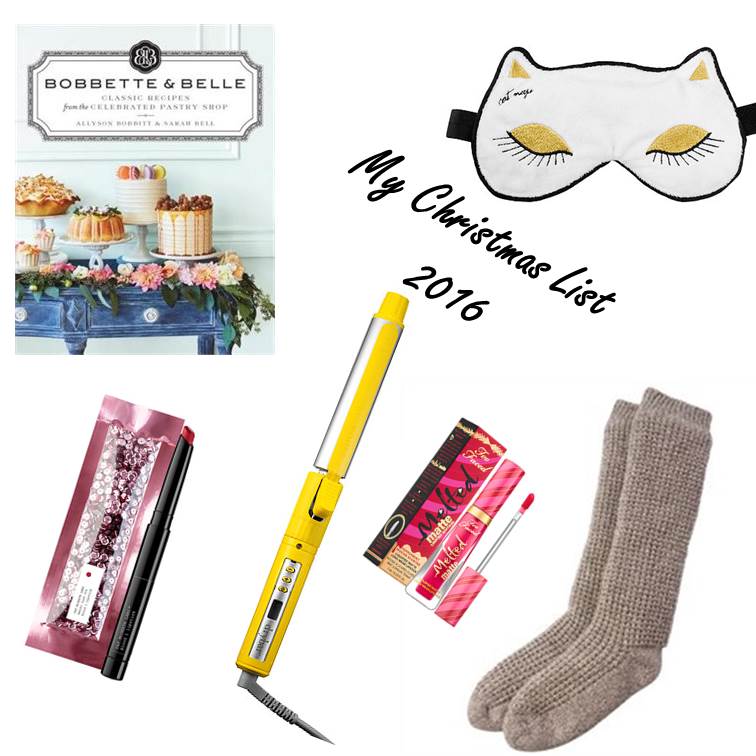 Classy on the Run My Christmas List 2016