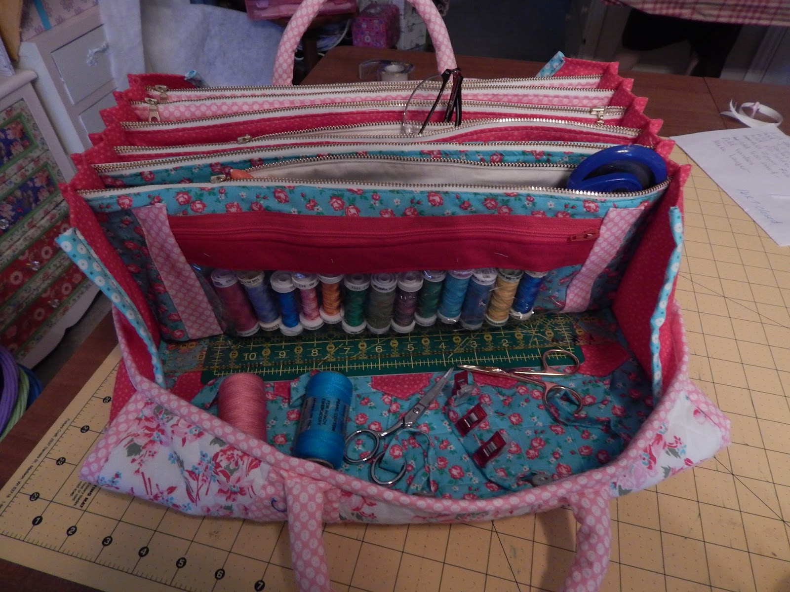 She's just a girl who creates... My Quilters Bee Bag