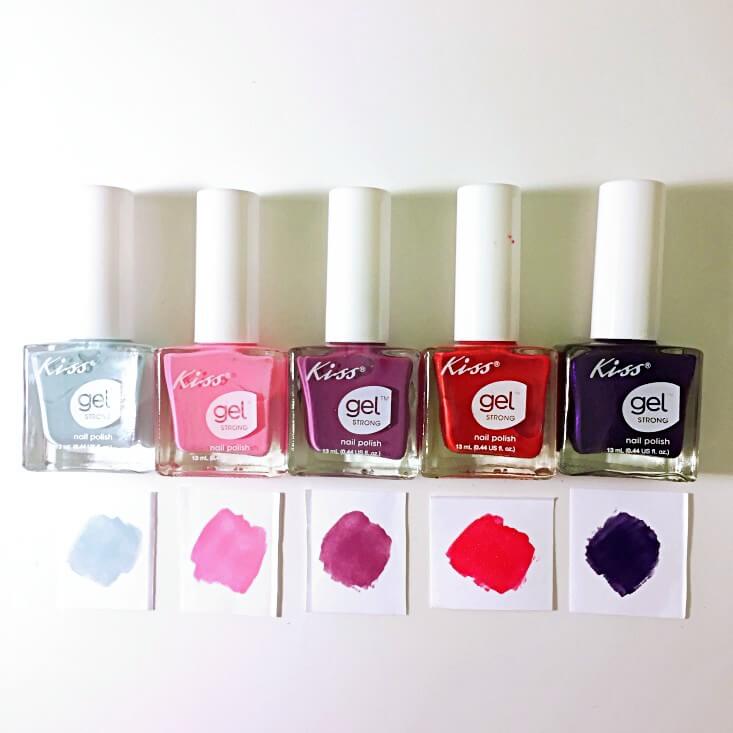 Kiss Gel Strong Nail Polish Collection The Aesthetic Edge