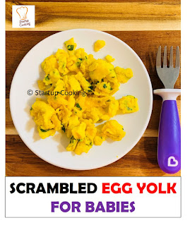 scrambled egg yolk