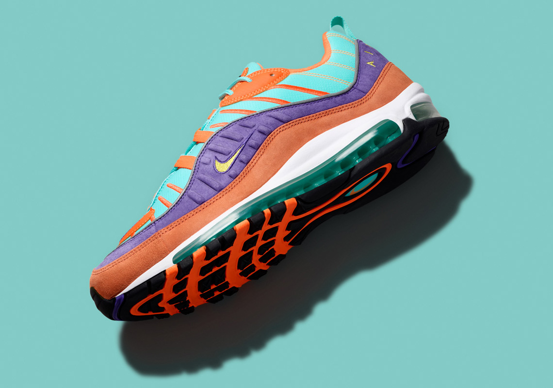 air max 98 orange blue purple