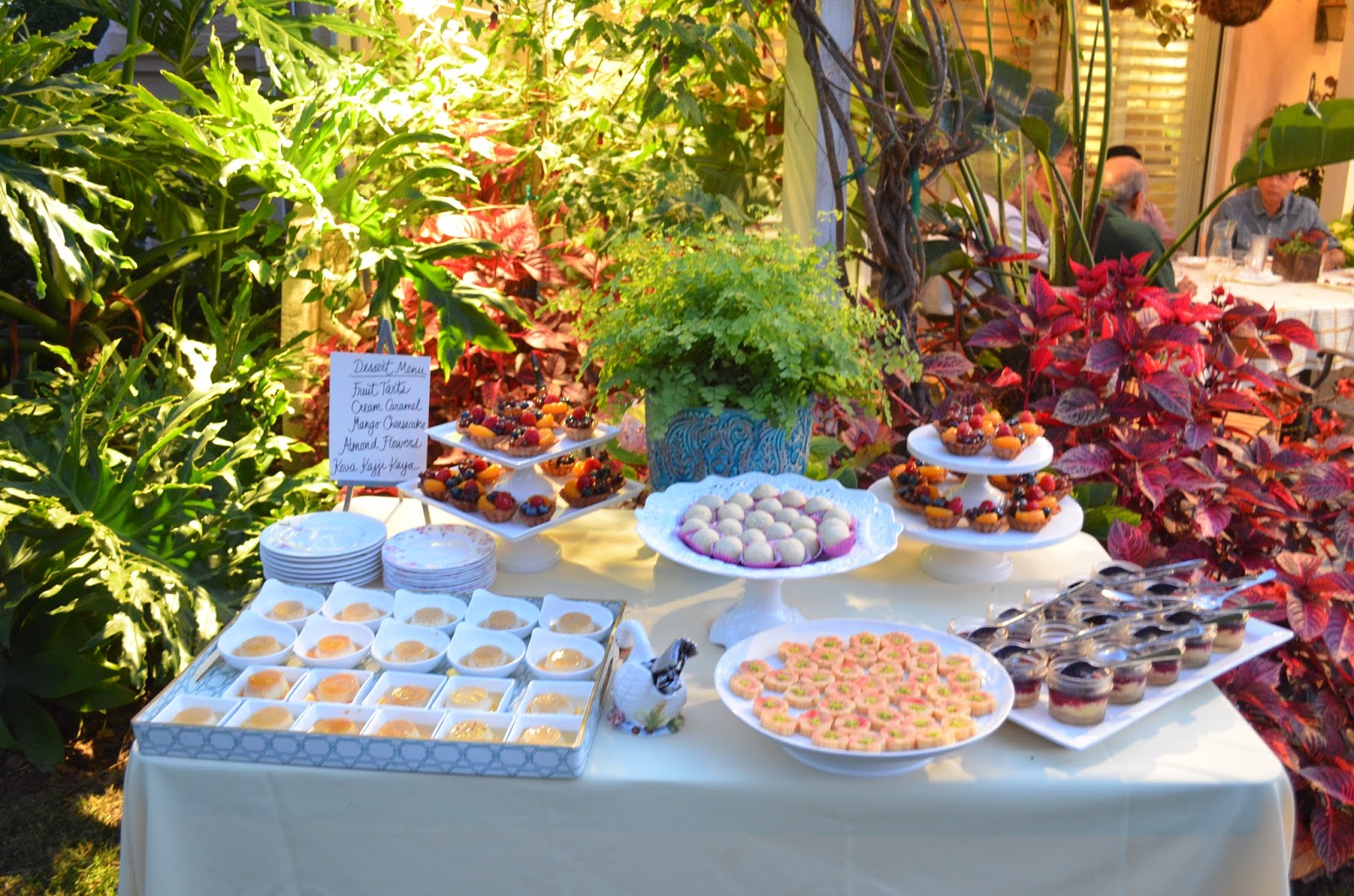 Entertaining From an Ethnic Indian Kitchen: Garden Party 5: The finale
