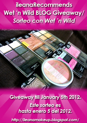 Wet 'n Wild BLOG Giveaway!/Sorteo de Blog marca Wet n' Wild! (05/01)