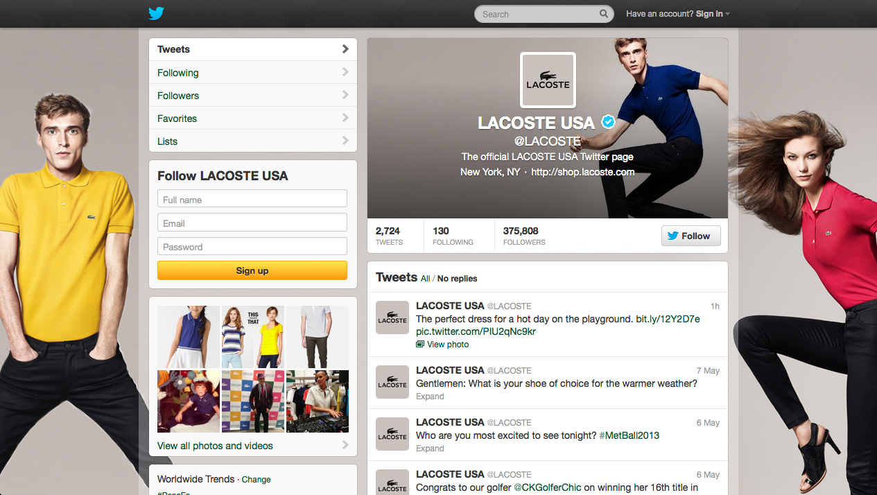 Lacoste brand awareness Clearance