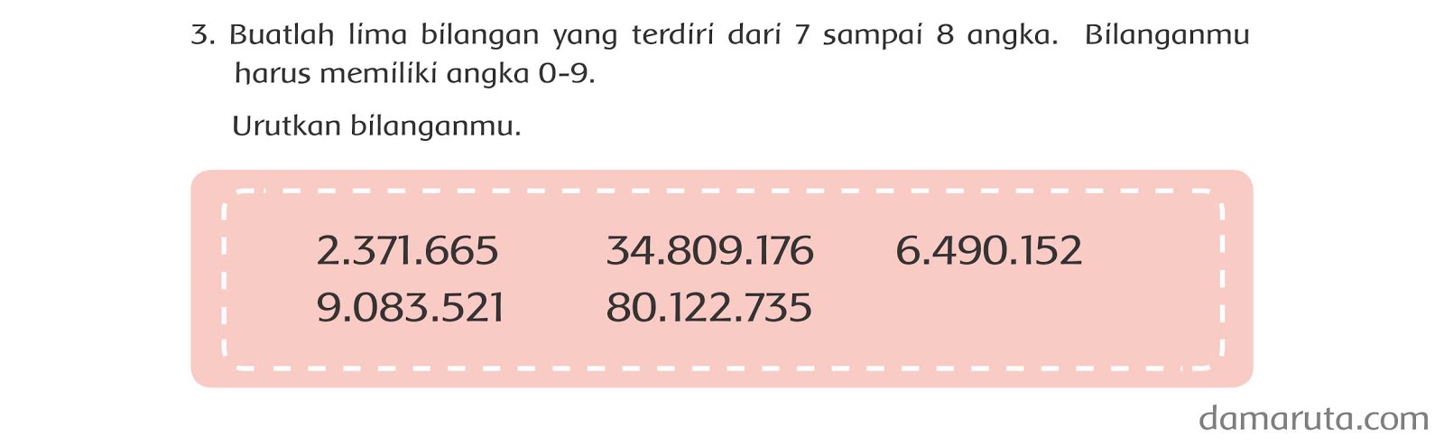 Penggunaan Tanda Pisah Angka (Halaman 19) - BELAJAR KURIKULUM 2013