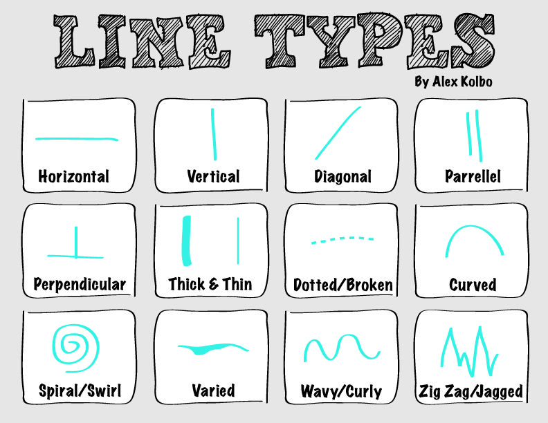 Kinds of programs. Types of lines. Different Types of lines. Different kinds of Art. Types of Art.