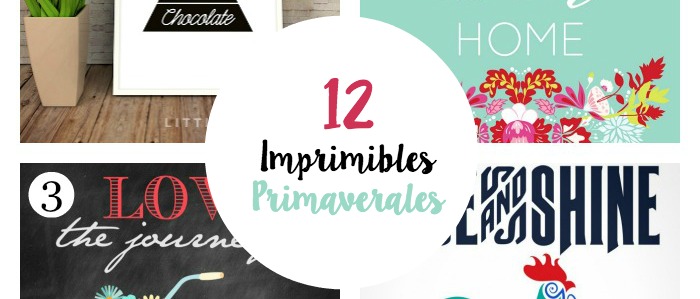 12 imprimibles primaverales